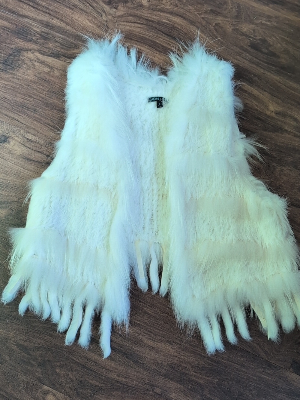 Fur White Vest - Women Jackets & Coats